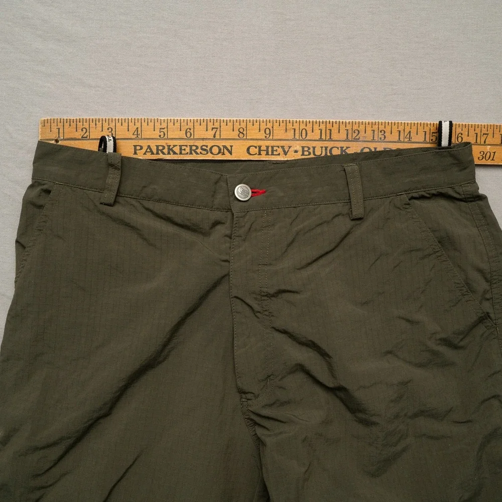 Patagonia Island Hopper Zip-Off Pants Men's 24 Green Convertible Lightweight